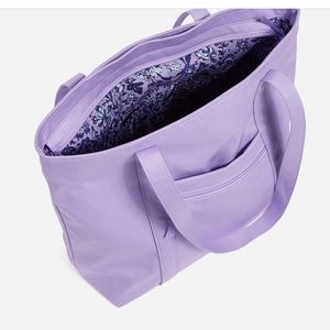 NWOT Vera Bradley purple tote bag.